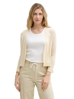 Tom Tailor Pullover & Sweatshirts*Basic Cardigan champagne