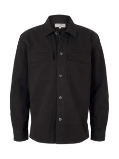 Tom Tailor Denim Hemden*Basic Hemdjacke Black
