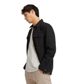 Tom Tailor Denim Hemden*Basic Hemdjacke Black