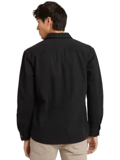 Tom Tailor Denim Hemden*Basic Hemdjacke Black