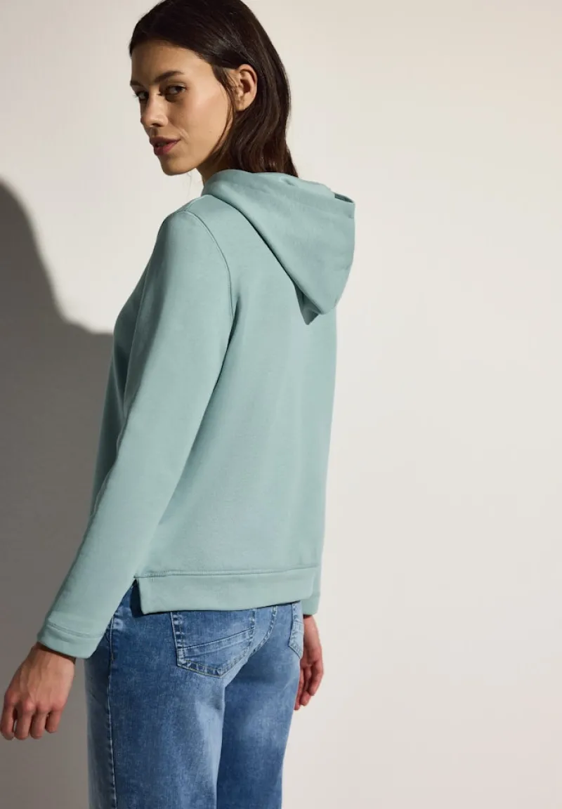 Cecil Pullover & Sweatshirts*Basic Hoodie cool salvia green