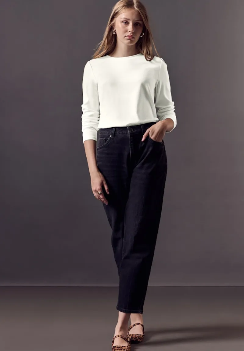 STREET ONE STUDIO Shirts*Basic Langarmshirt off white