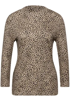 Street One Shirts*Basic Leo Turtleneck Shirt sanded beige