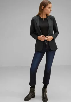 Street One Jacken*Basic Piqué Blazer Black