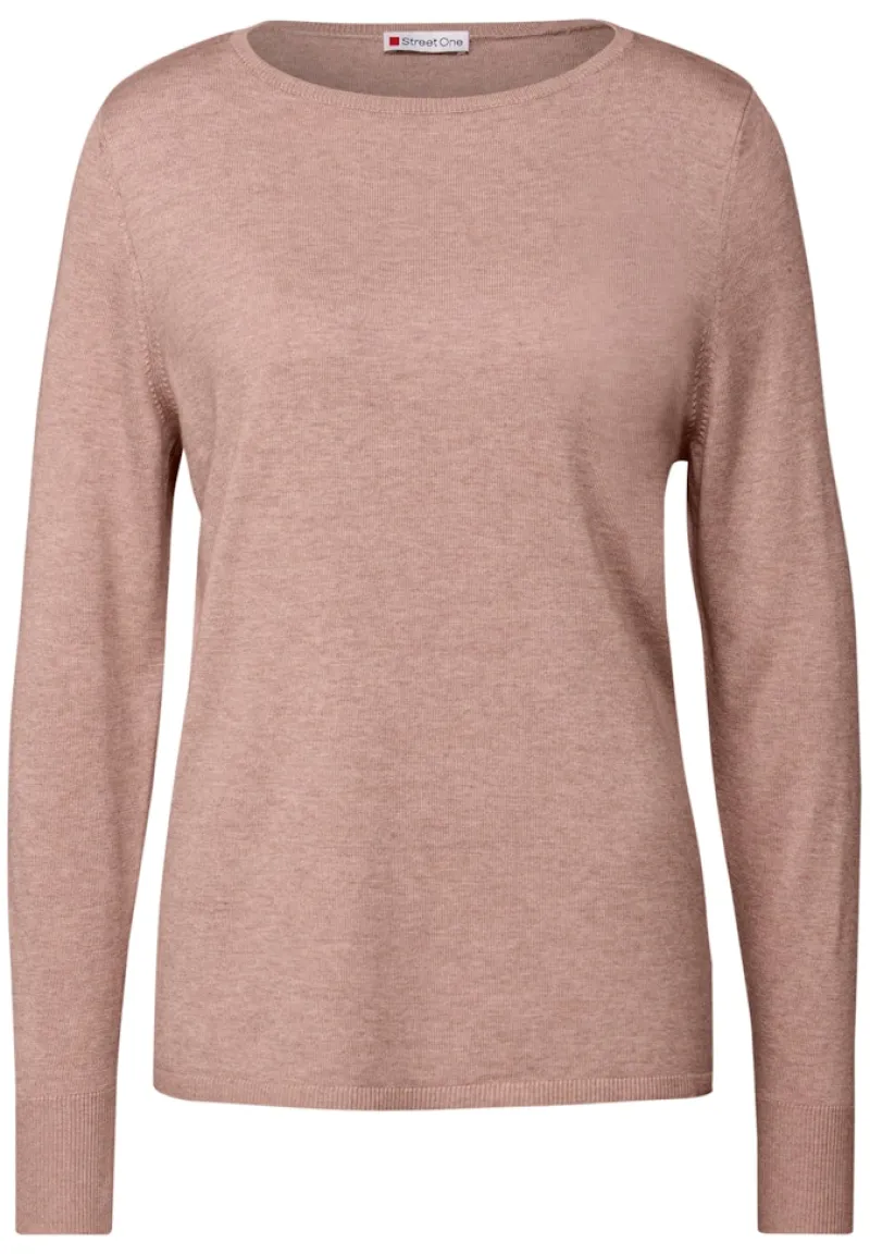 Street One Pullover & Sweatshirts*Basic Pullover faded rose mel.