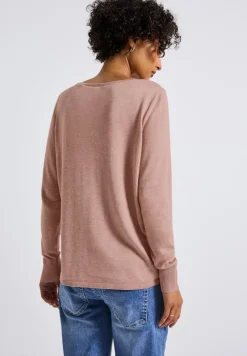 Street One Pullover & Sweatshirts*Basic Pullover faded rose mel.