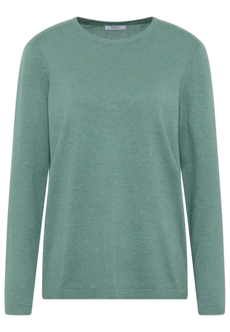 Cecil Pullover & Sweatshirts*Basic Pullover jewel green melange