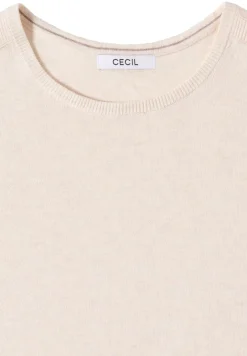 Cecil Pullover & Sweatshirts*Basic Pullover oat milk beige melange