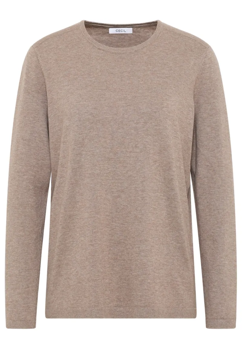 Cecil Pullover & Sweatshirts*Basic Pullover toffee cream melange