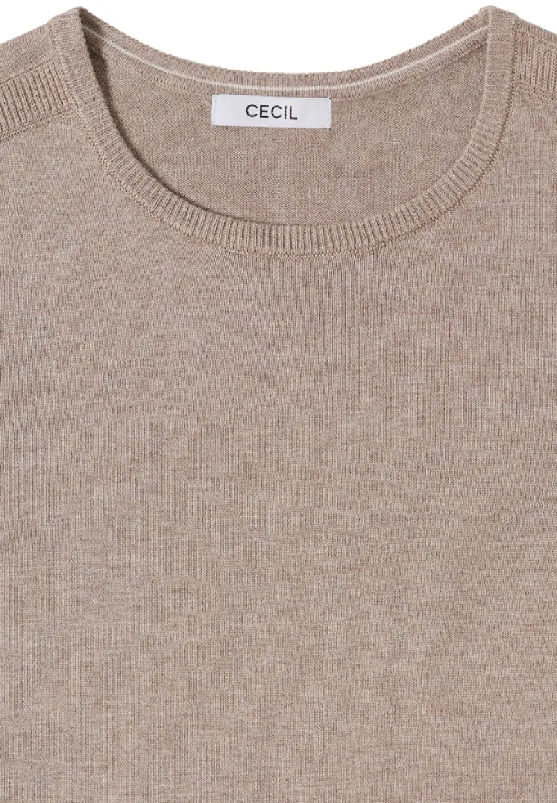 Cecil Pullover & Sweatshirts*Basic Pullover toffee cream melange