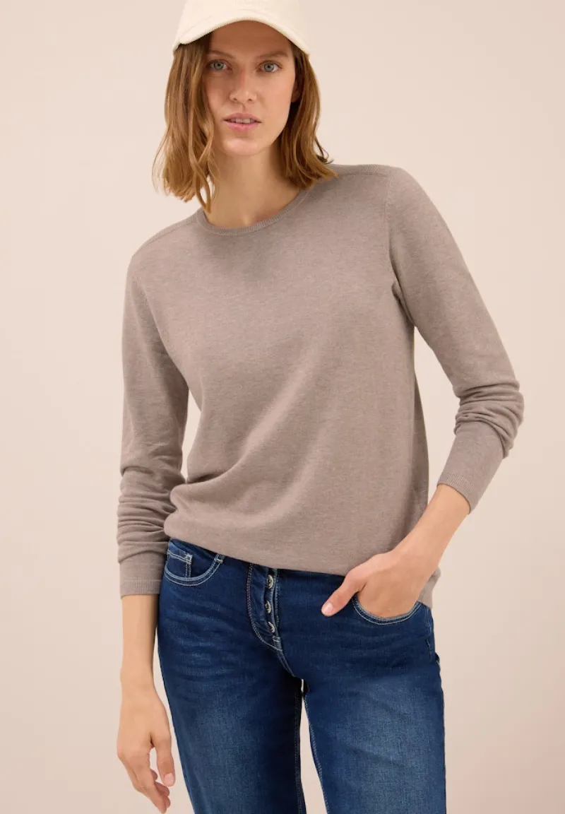 Cecil Pullover & Sweatshirts*Basic Pullover toffee cream melange