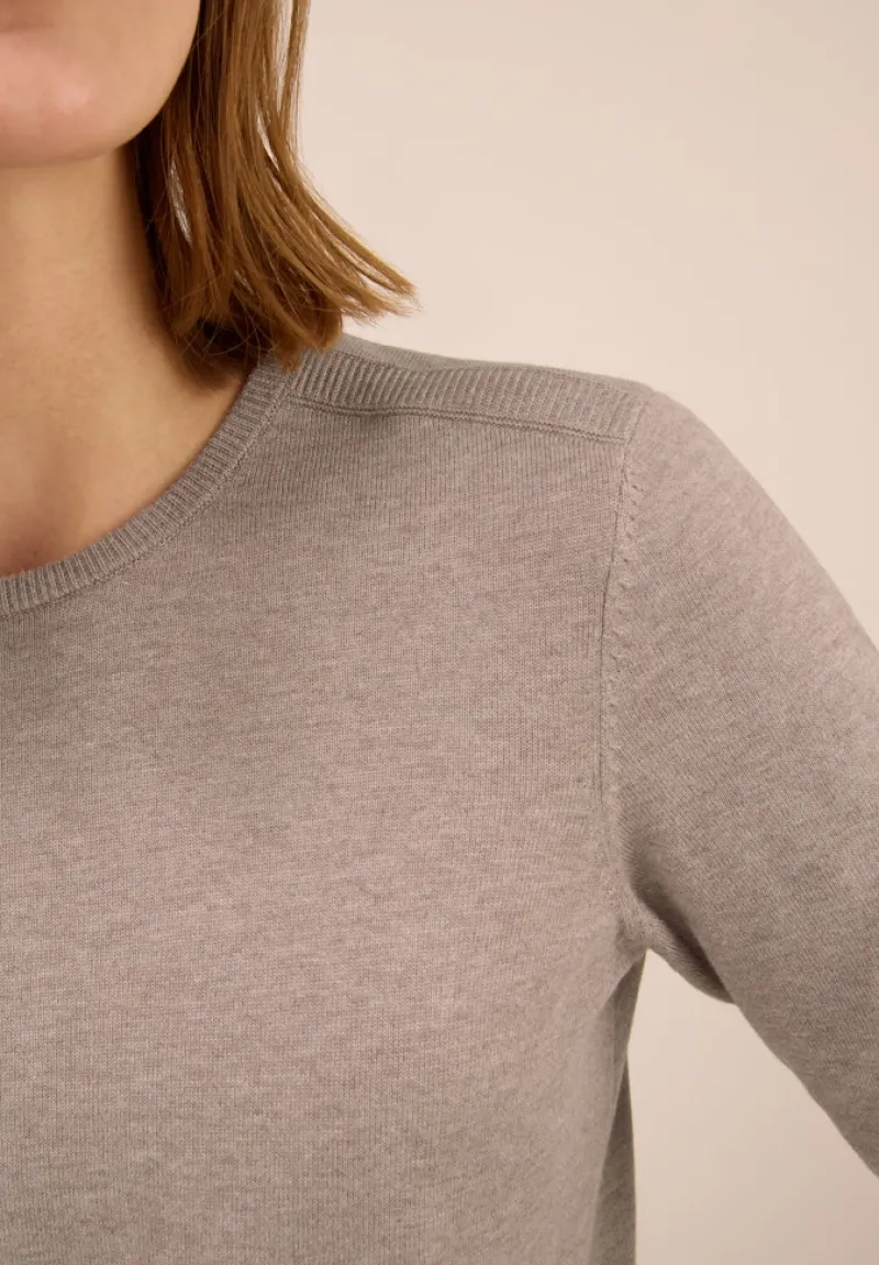 Cecil Pullover & Sweatshirts*Basic Pullover toffee cream melange