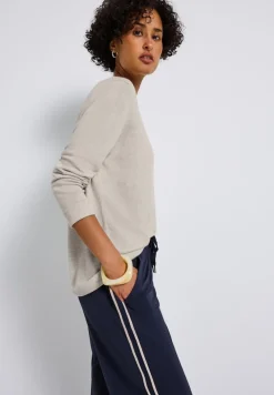 Street One Pullover & Sweatshirts*Basic Pullover tusk cream mel.