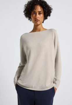Street One Pullover & Sweatshirts*Basic Pullover tusk cream mel.