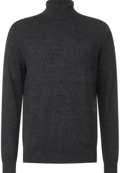 Street One Men Pullover & Sweatshirts*Basic Rollkragen Pullover anthra grey melange