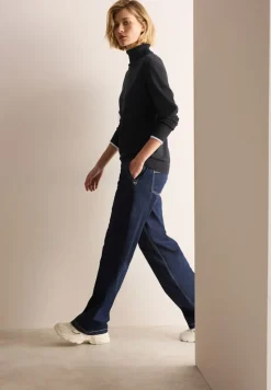 Cecil Pullover & Sweatshirts*Basic Rollkragen-Pullover Black