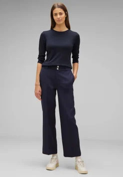 Street One Shirts*Basic Shirt mit 3/4 Arm deep blue