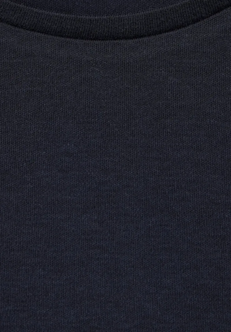 Street One Shirts*Basic Shirt mit 3/4 Arm deep blue