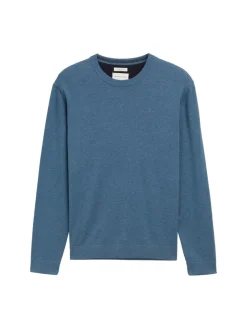 Tom Tailor Pullover & Sweatshirts|Big Boys*Basic Strickpullover aus Baumwolle real teal melange