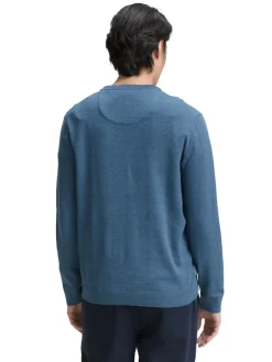 Tom Tailor Pullover & Sweatshirts|Big Boys*Basic Strickpullover aus Baumwolle real teal melange