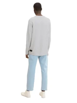 Tom Tailor Denim Pullover & Sweatshirts*Basic Strickpullover light stone grey melange