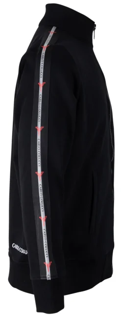 Carlo Colucci Pullover & Sweatshirts*Basic Sweatjacke Schwarz