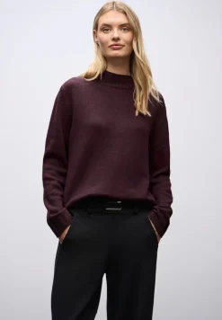 Street One Pullover & Sweatshirts*Basic Turtleneck Pullover jazz berry