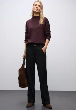 Street One Pullover & Sweatshirts*Basic Turtleneck Pullover jazz berry