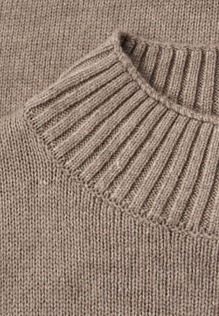 Street One Pullover & Sweatshirts*Basic Turtleneck Pullover mocha glow mel.