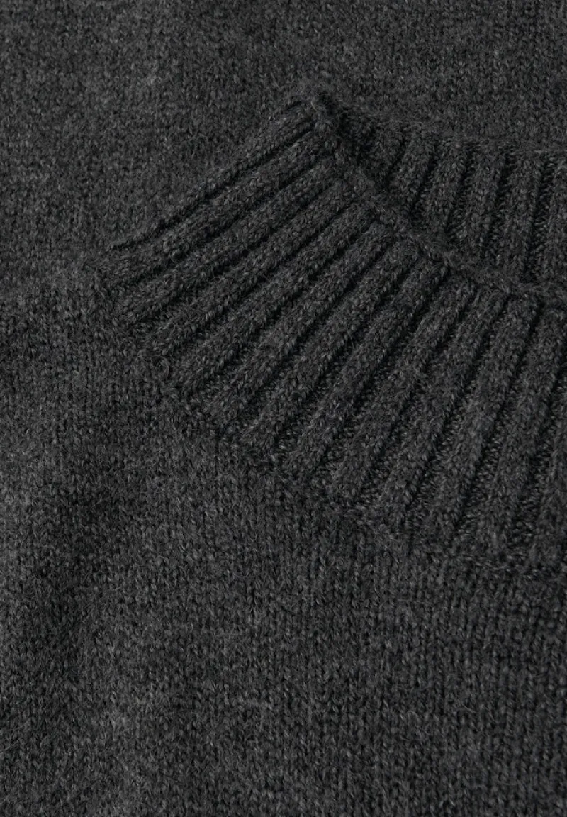 Street One Pullover & Sweatshirts*Basic Turtleneck Pullover gravel grey mel.