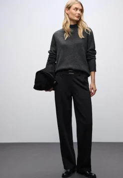 Street One Pullover & Sweatshirts*Basic Turtleneck Pullover gravel grey mel.