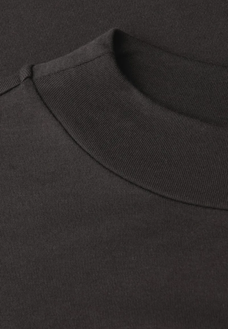 Street One Shirts*Basic Turtleneck Shirt darkest brown