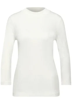 Street One Shirts*Basic Turtleneck Shirt off white