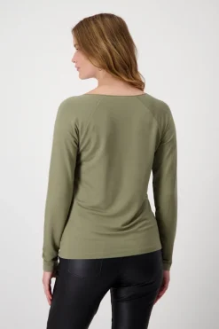 Monari Shirts*Basic-Shirt green tea