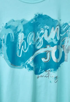 Cecil Shirts*Basicshirt mit Frontprint clary mint