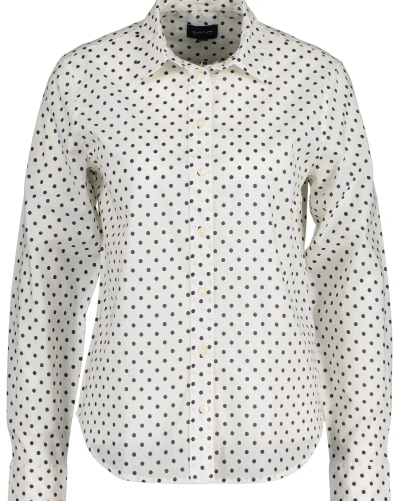 Gant Blusen*Baumwoll Seiden Bluse eggshell