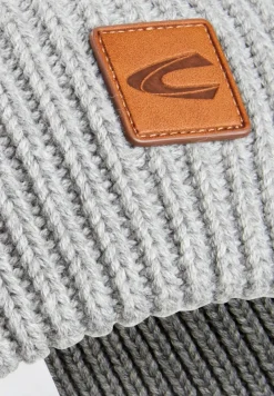 Camel Active Accessoires*Beanie aus einem Baumwoll-Kaschmir-Mix stone gray