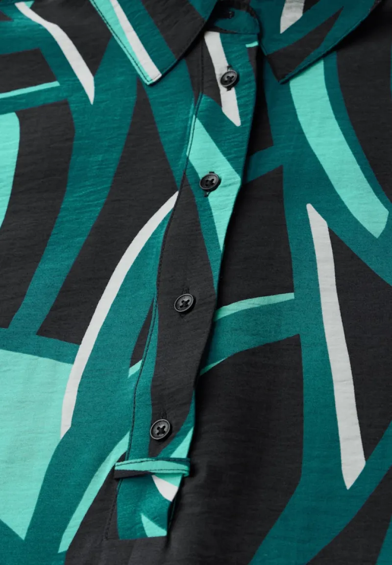 Cecil Blusen*Bedruckte Bluse Black