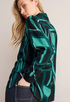 Cecil Blusen*Bedruckte Bluse Black