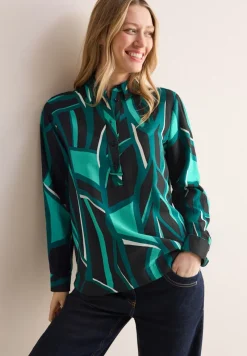 Cecil Blusen*Bedruckte Bluse Black