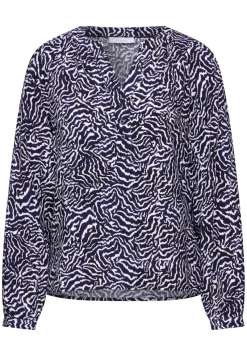STREET ONE STUDIO Blusen*Bedruckte Bluse deep blue