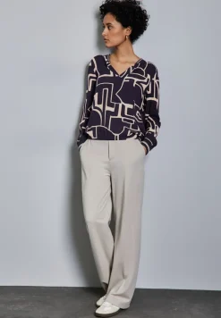 Street One Blusen*Bedruckte Bluse deep tint blue