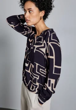 Street One Blusen*Bedruckte Bluse deep tint blue