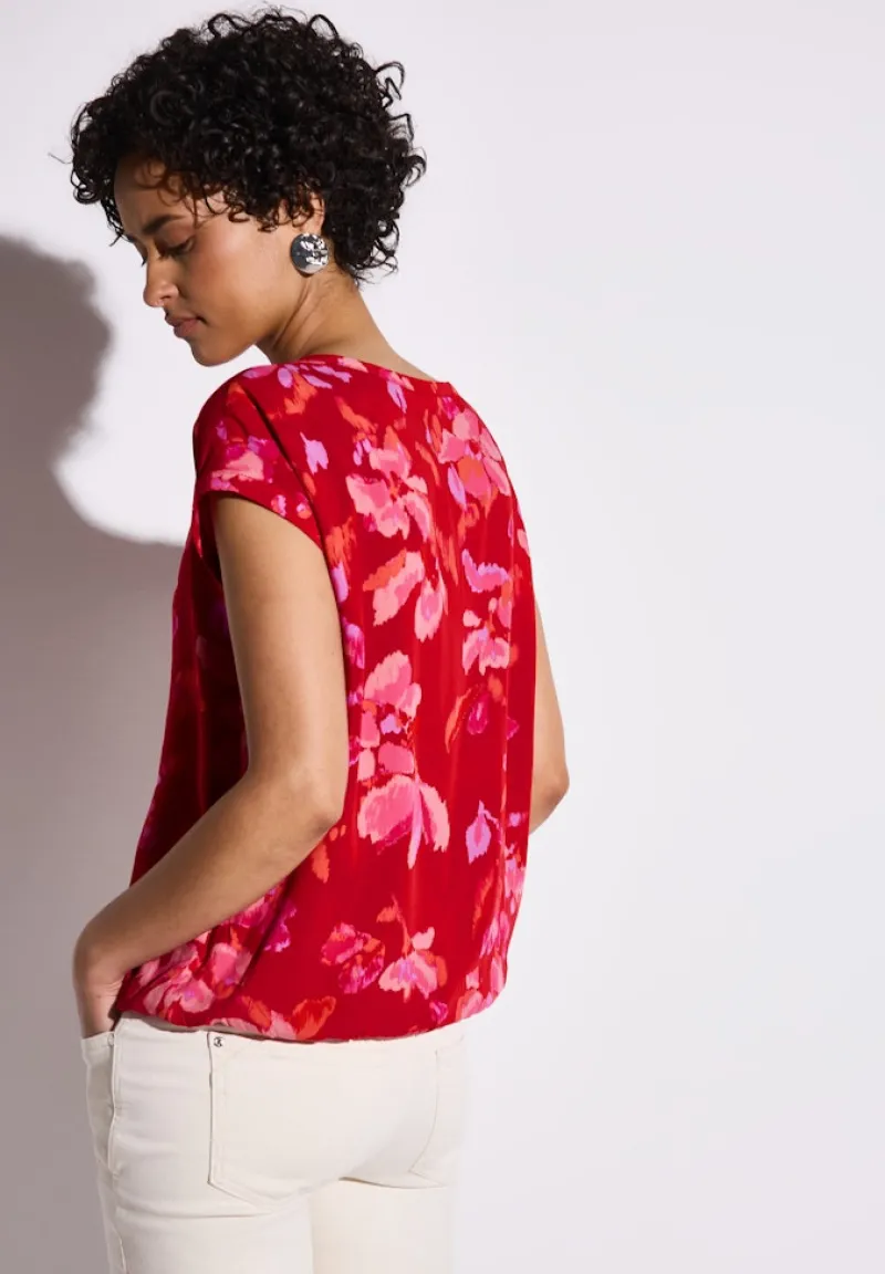Street One Blusen*Bedruckte Bluse glory red