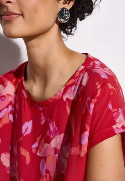 Street One Blusen*Bedruckte Bluse glory red
