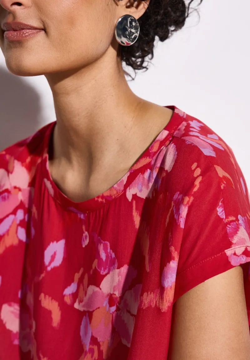 Street One Blusen*Bedruckte Bluse glory red