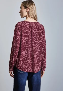 Street One Blusen*Bedruckte Bluse mulberry red