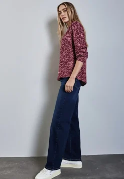 Street One Blusen*Bedruckte Bluse mulberry red