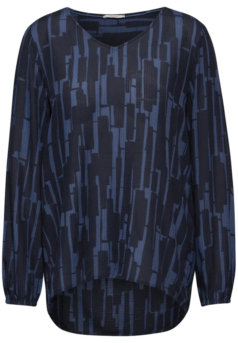Cecil Blusen*Bedruckte Bluse universal blue