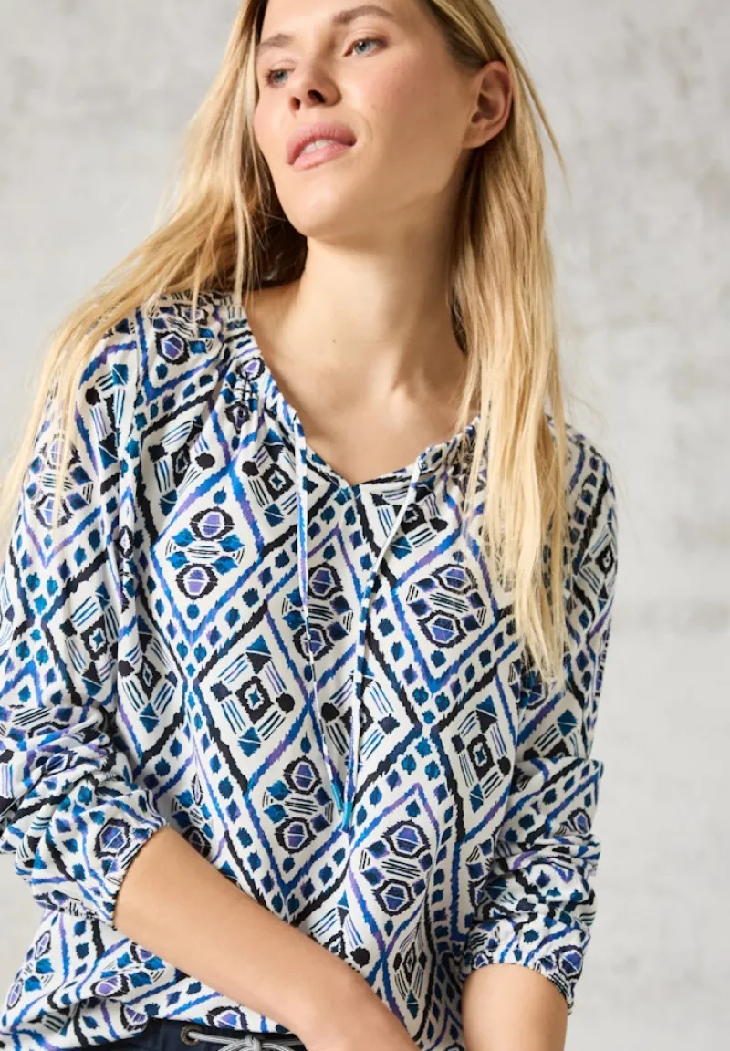 Cecil Blusen*Bedruckte Bluse vanilla white